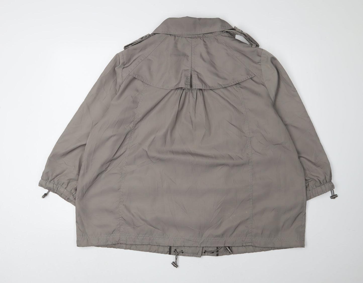 Betty Jackson Black Women's Brown Parka Coat Size 20