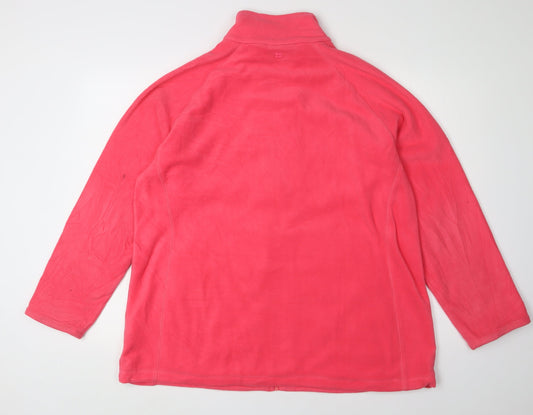 Mountain Warehouse Womens Pink Fleece Jacket Size 20