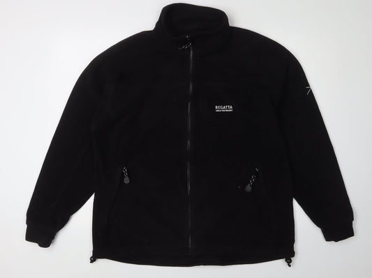 Regatta Men's Black Fleece Jacket Size S Casual