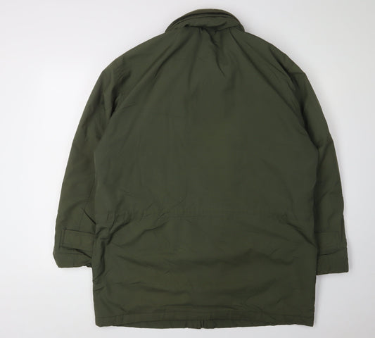 Northwood Men's Green Parka Jacket - Medium Casual Outdoor