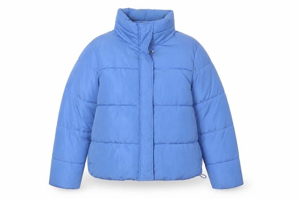 E.O.U.G. Women's Blue Puffer Jacket Size 10
