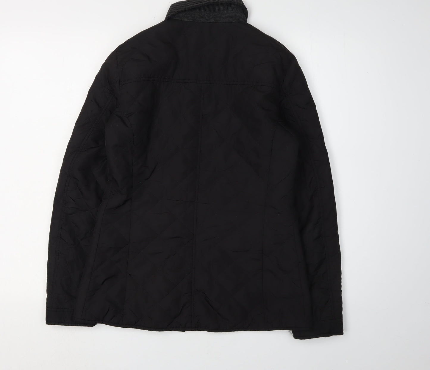 Dorothy Perkins Women's Black Quilted Jacket Size 8