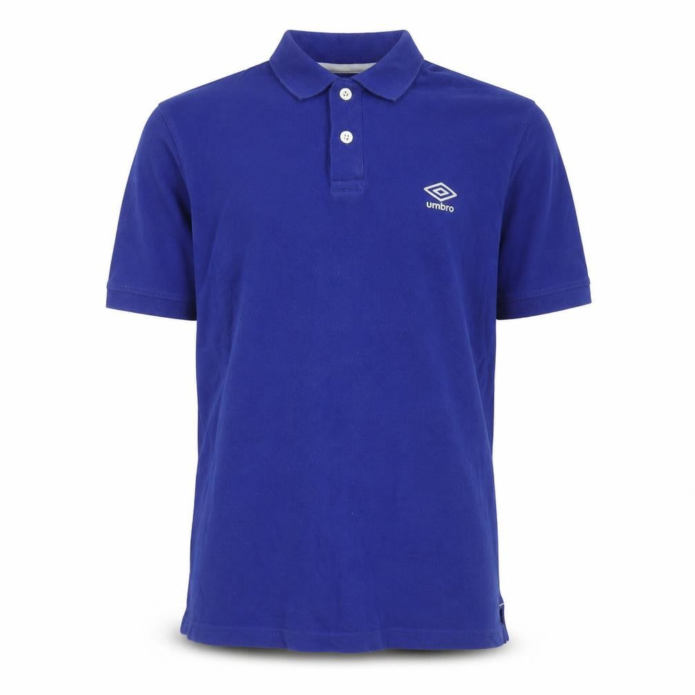 Umbro Men's Blue Polo Shirt, Medium, Collared, Logo