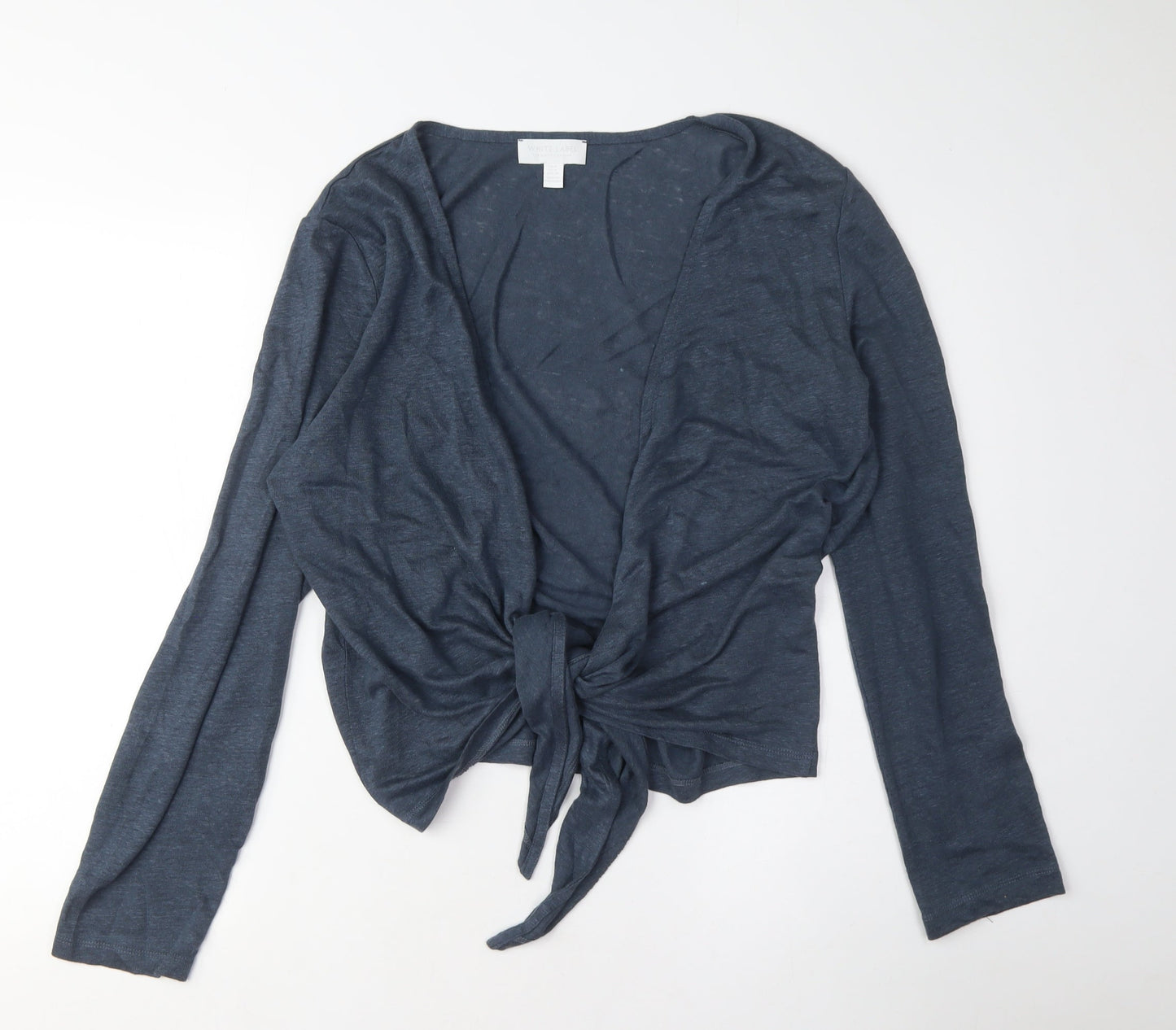 White Label Women's Blue Cardigan, Size S, Relaxed Fit