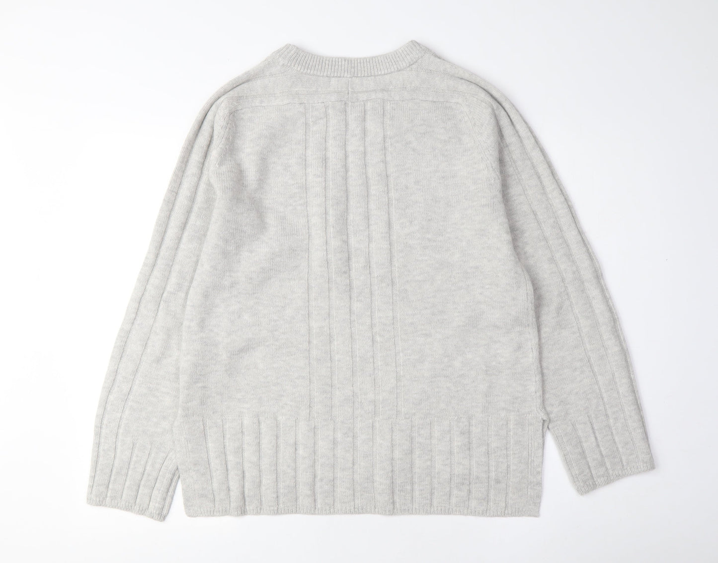 Next Women's Grey Crew Neck Jumper Size 10