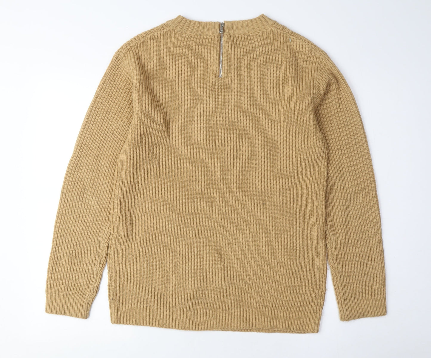 Dorothy Perkins Women's Beige Pullover Jumper Size 10