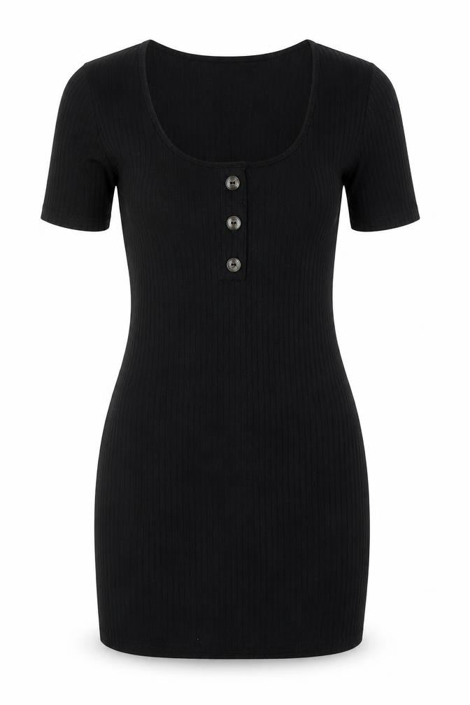 Quiz Women Black Bodycon Mini Dress XS