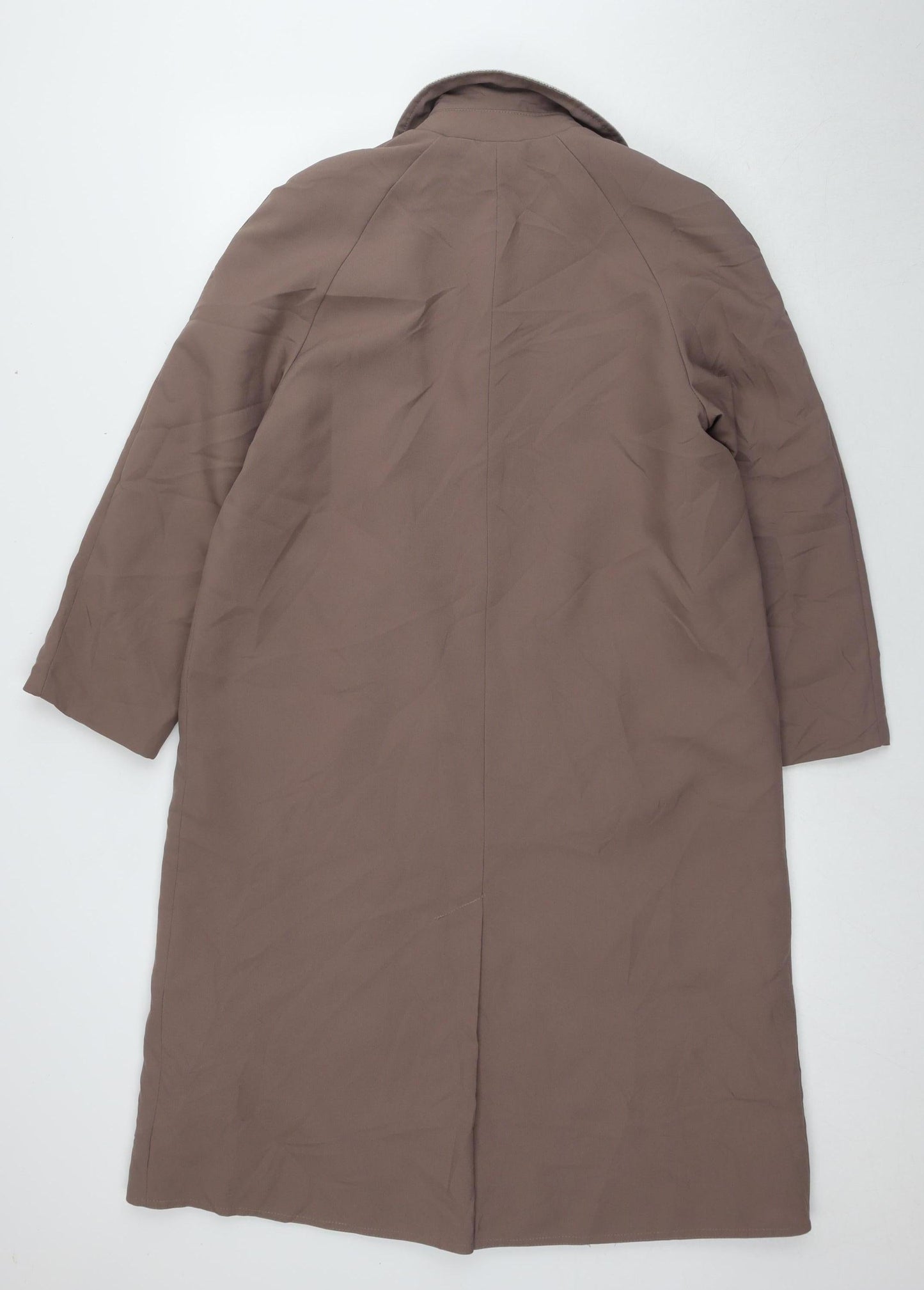 A Wrayne Women's Brown Long Overcoat Size 12