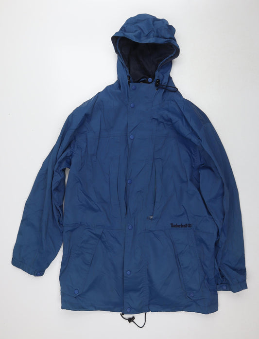 Timberland Men's Blue Windbreaker Jacket M