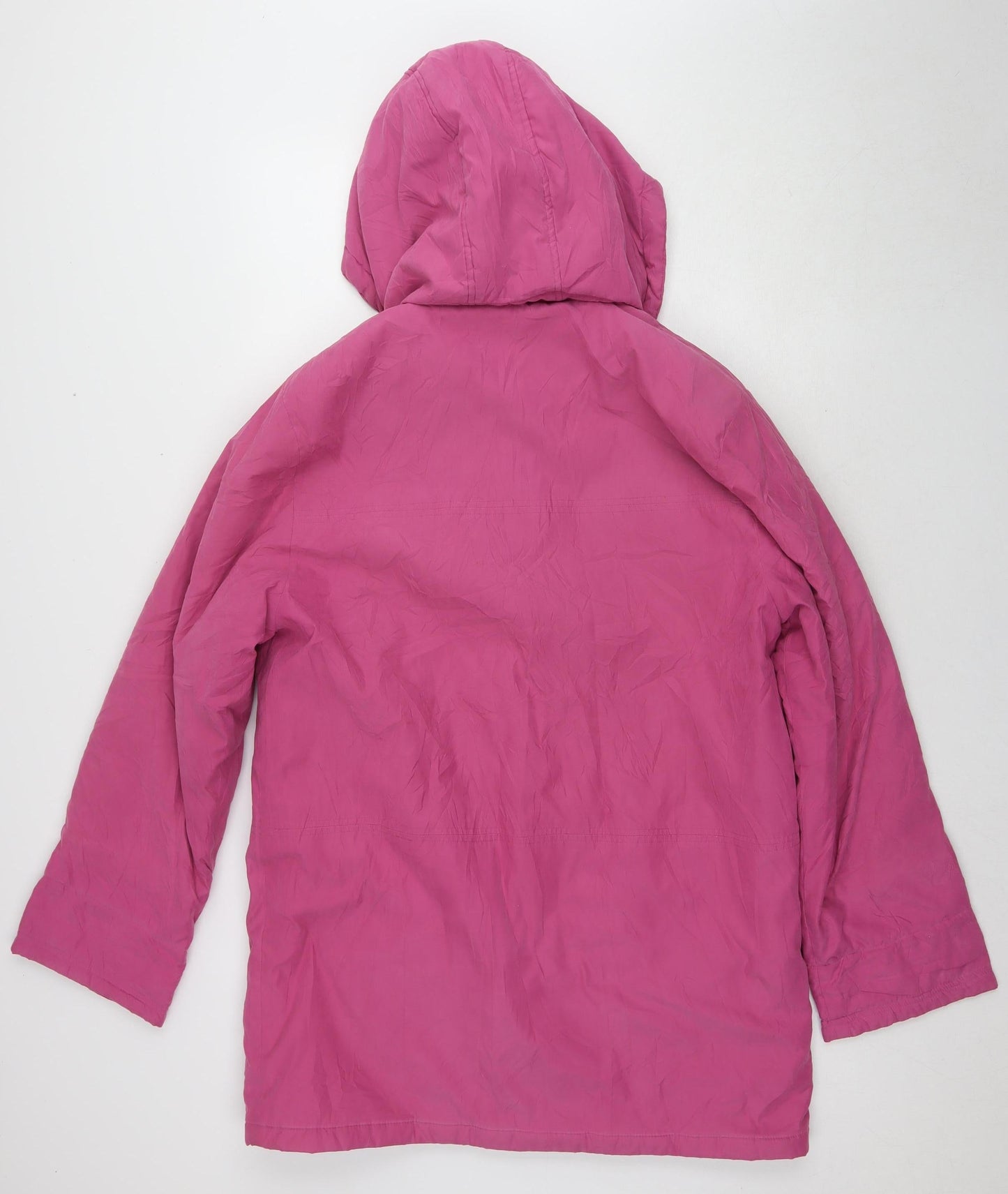 Astraka Women's Pink Hooded Parka Jacket Size M