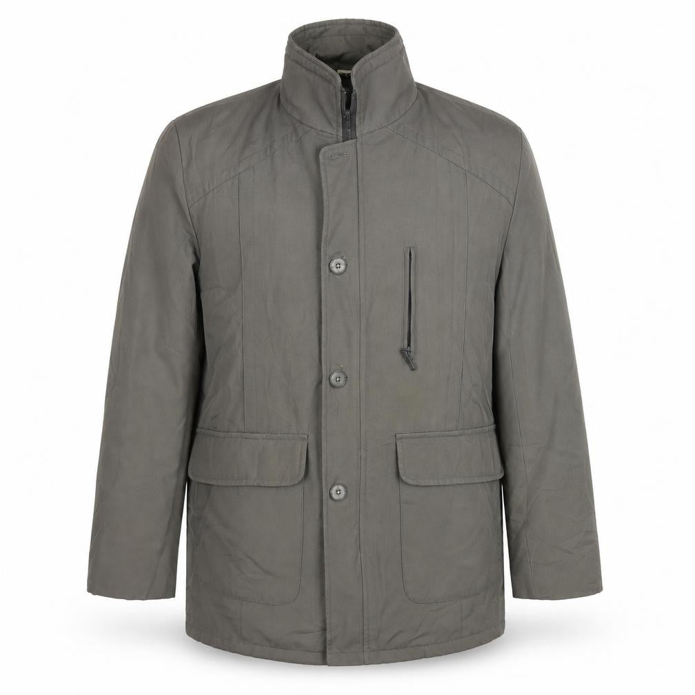 Aldon Men's Grey Mid-Length Jacket - Size 40 in