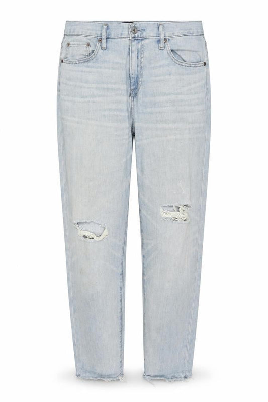 Uniqlo Women's Blue Distressed Jeans Size 10