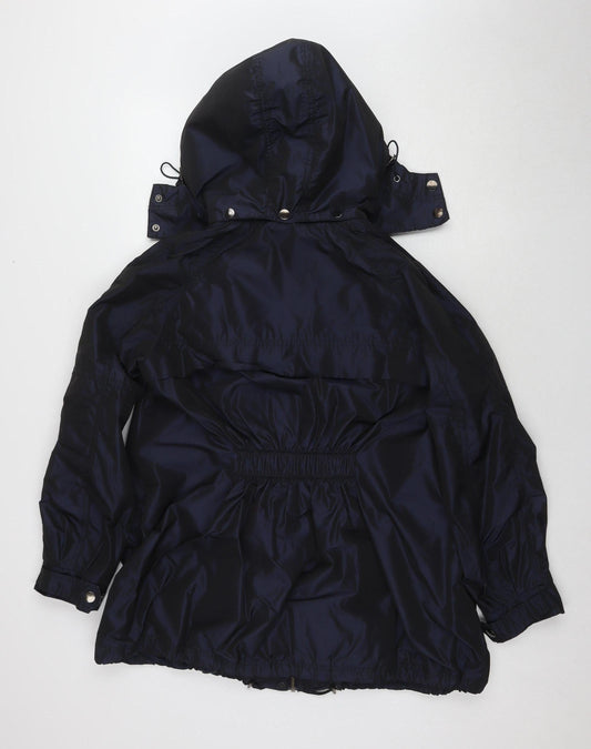 Monsoon Women's Blue Parka Jacket Size 12