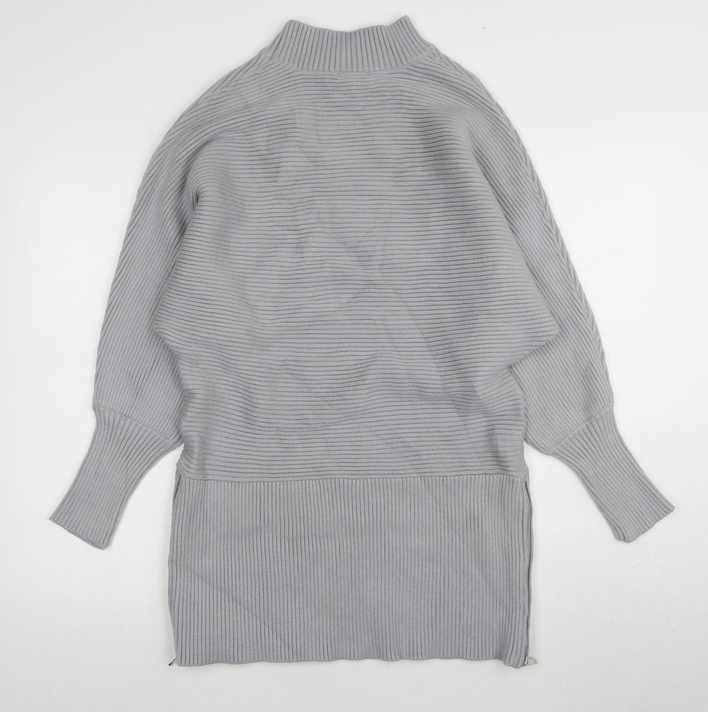 Sonder Studio Women's Grey Pullover Jumper, Size 12, High Neck