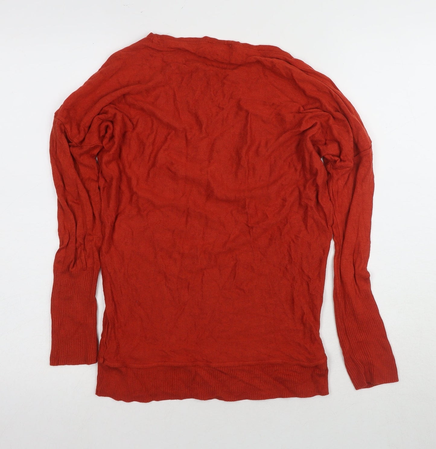 NOOSNOW Women's Red Cotton Pullover Jumper M