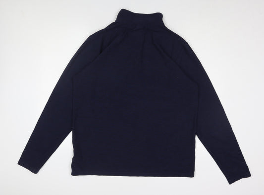 New Balance Men Blue XL 1/4 Zip Sweatshirt