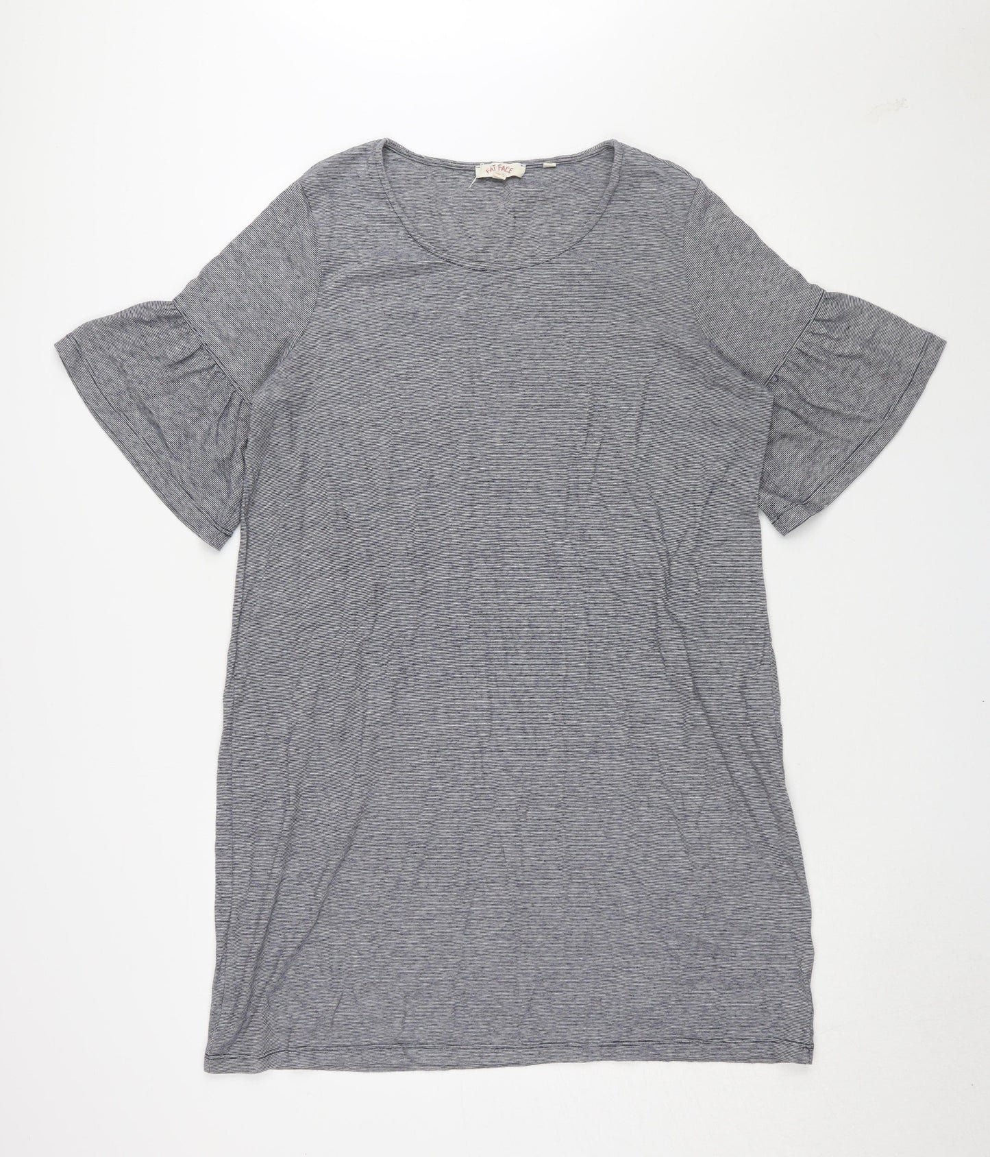 Fat Face Women’s Grey T-Shirt Dress Size 16