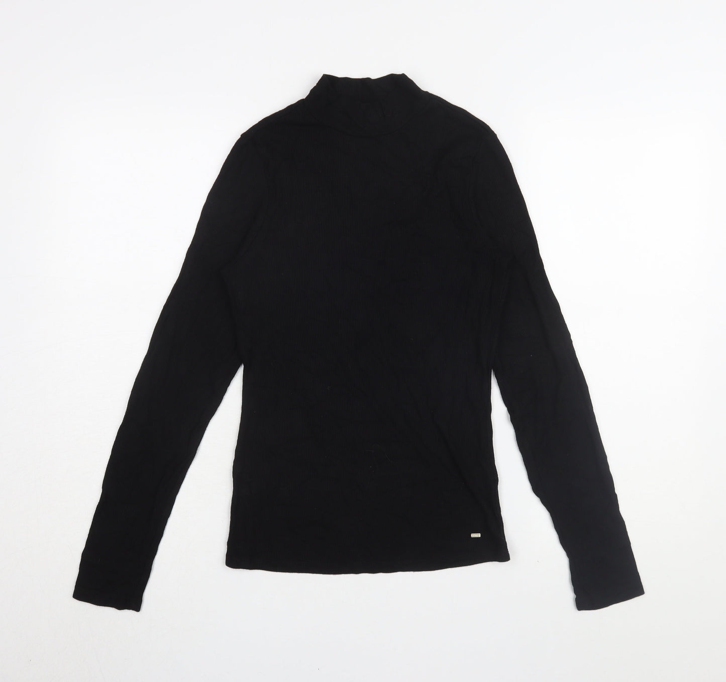 Ted Baker Women’s Black Slim T-Shirt, Size 2, Long Sleeve