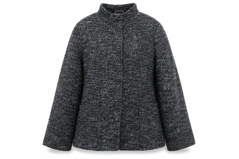 Womens UK Size 12 Classic Austin Reed Grey Wool Blend Coat