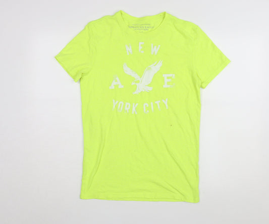 American Eagle Unisex Green XS Athletic T-Shirt