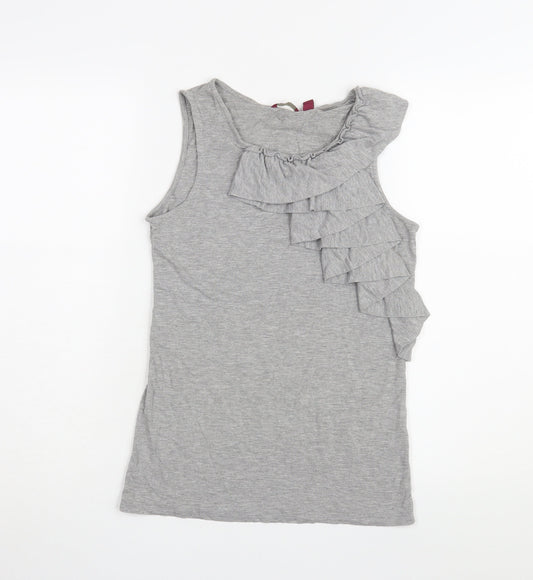 Ted Baker Women's Grey Sleeveless Tank Top Size 6