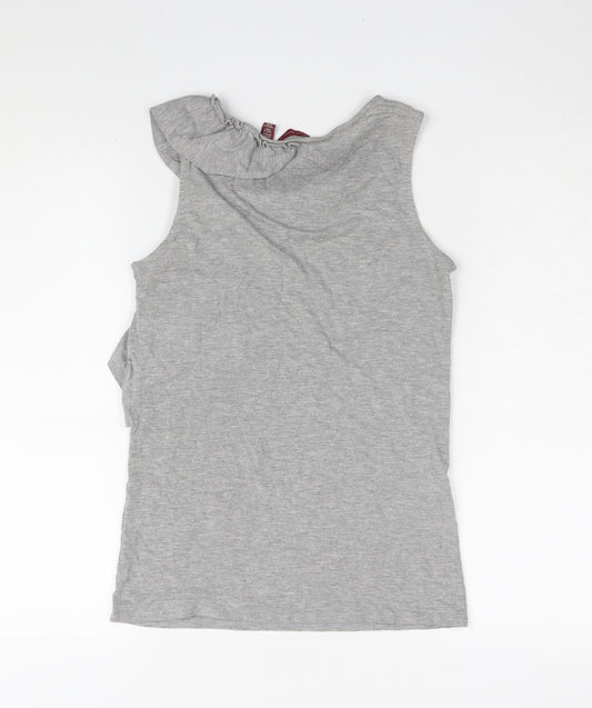 Ted Baker Women's Grey Sleeveless Tank Top Size 6