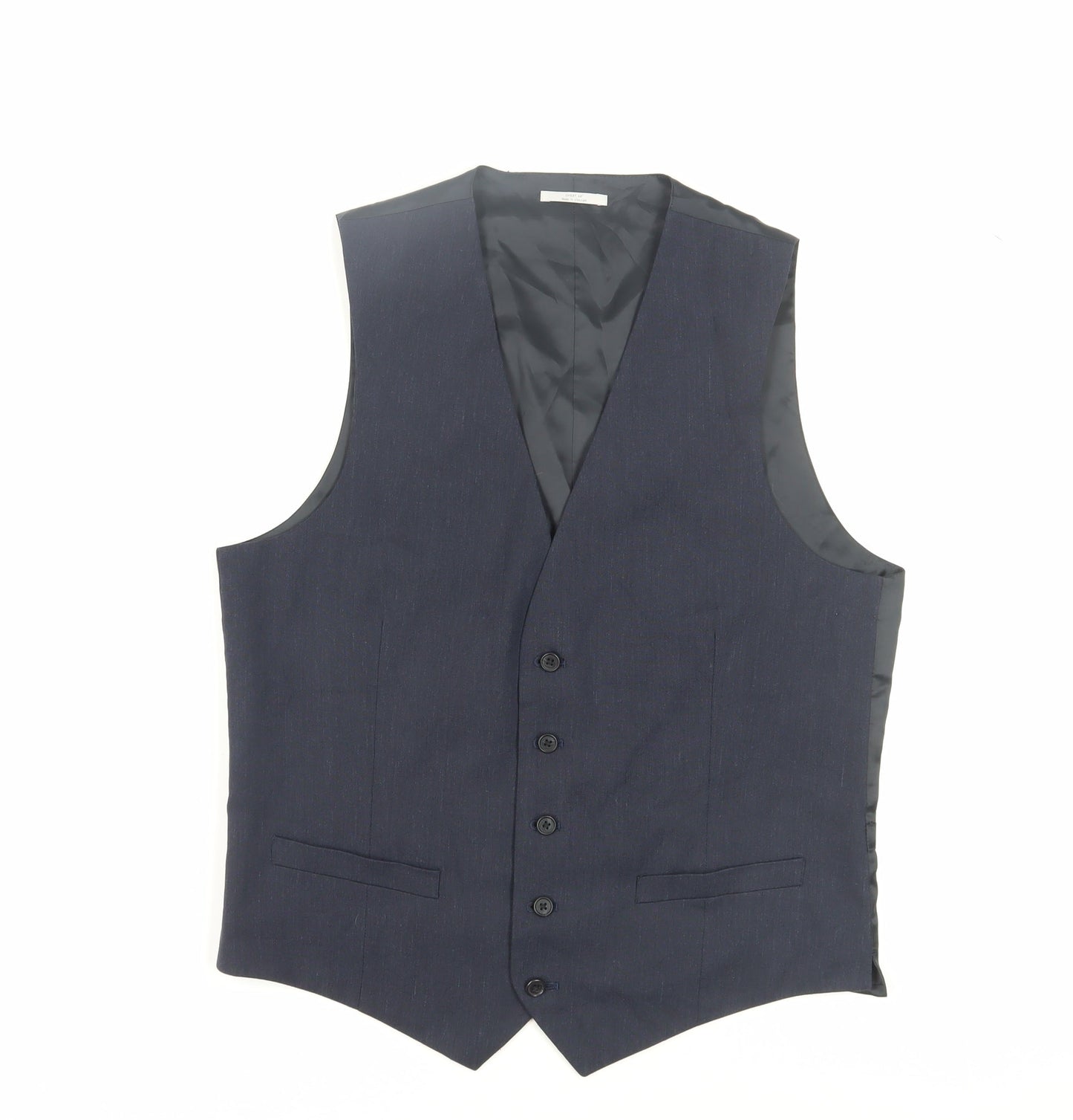 Marks and Spencer Men's Blue Suit Waistcoat 40R