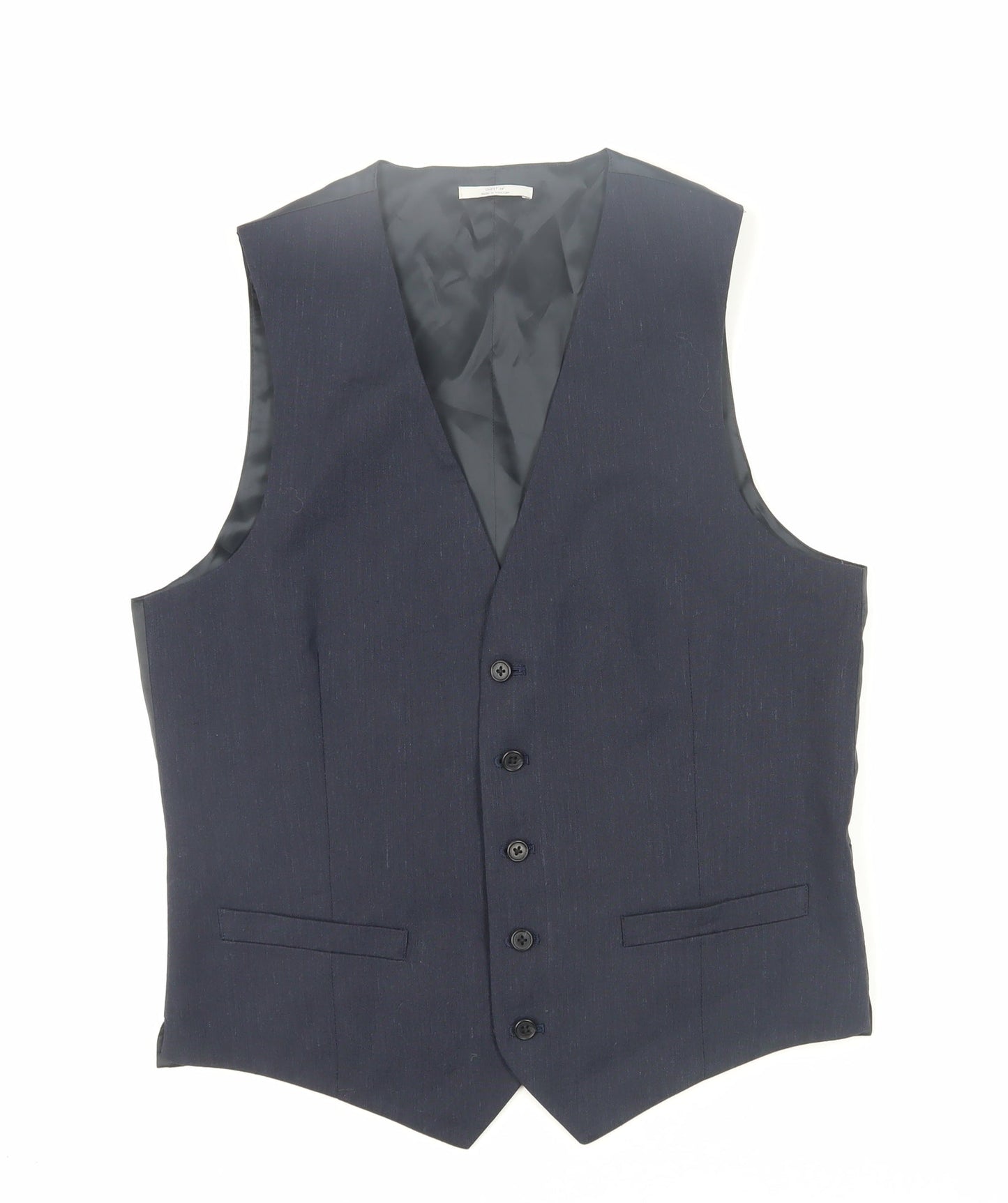 Marks and Spencer Men's Blue Waistcoat 38R