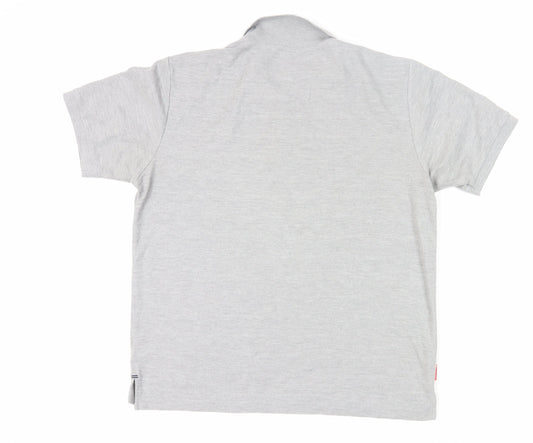Slazenger Men's Grey XL Polo Shirt - Cotton, Casual