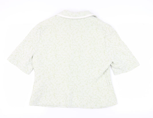 Image Collection Women's Green Size 16 Short Sleeve Jacket