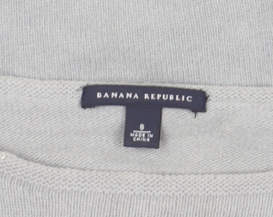 Banana Republic Women’s Grey Wool Pullover Jumper S