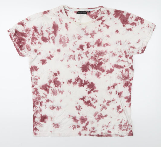 Brave Soul Unisex Multicoloured Tie-Dye T-Shirt M