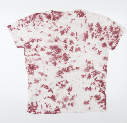 Brave Soul Unisex Multicoloured Tie-Dye T-Shirt M