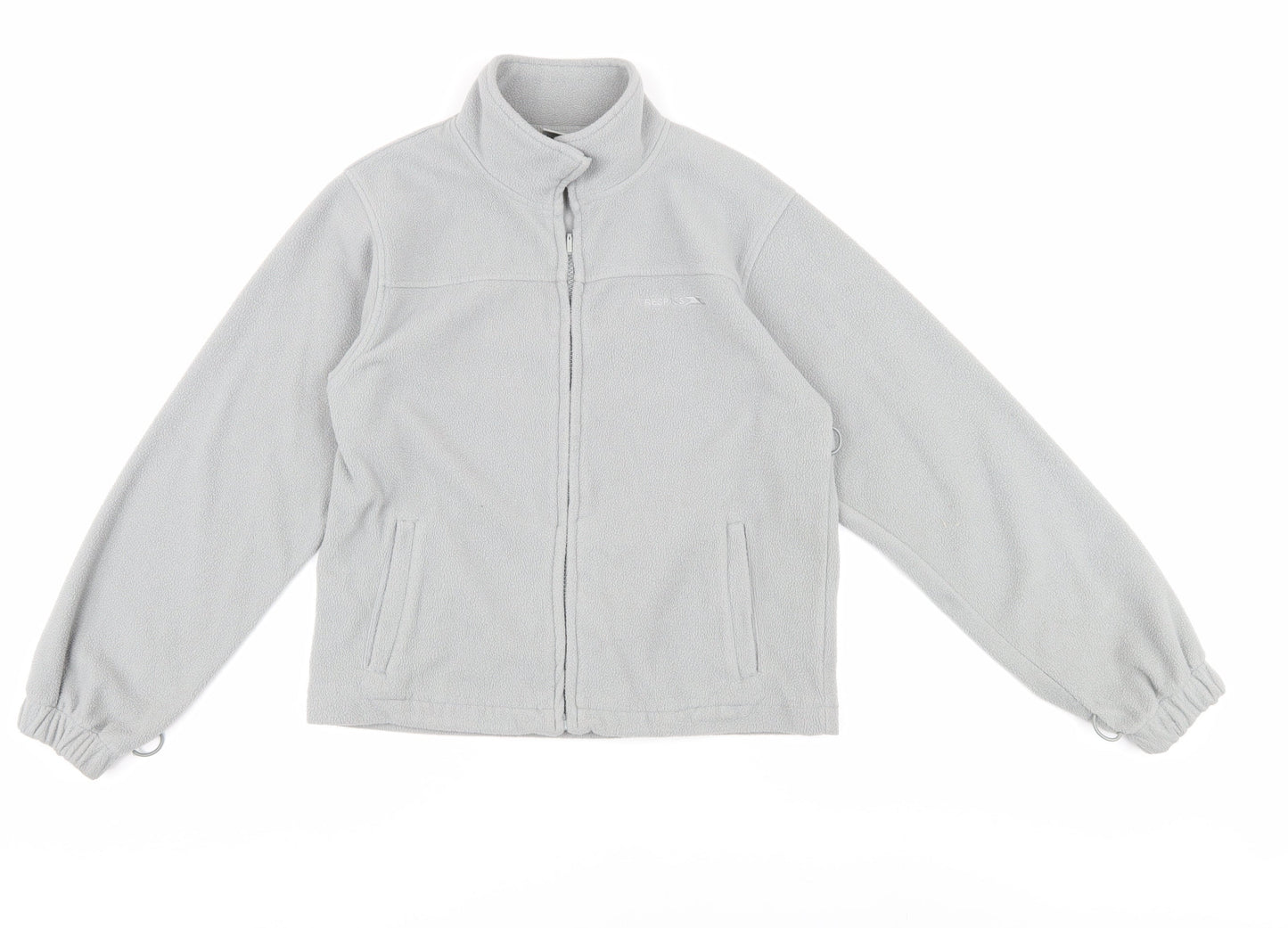Trespass Boys Grey Fleece Basic Jacket 11-12 Years Full Zip