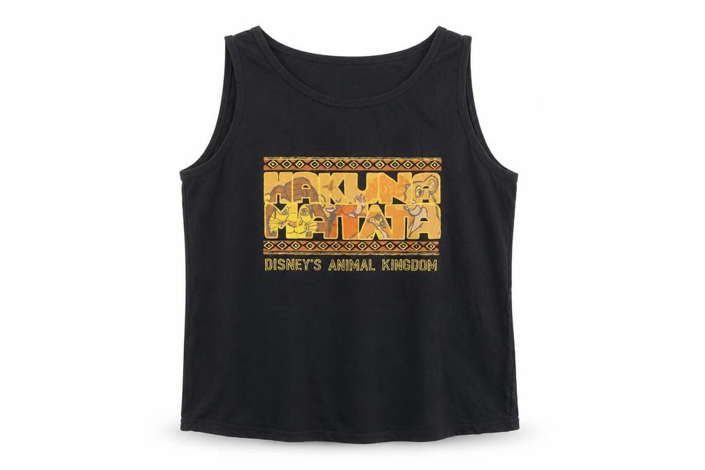 Womens UK Size XL Disney Black 100% Cotton Tank