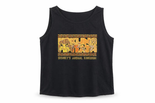 Womens UK Size XL Disney Black 100% Cotton Tank