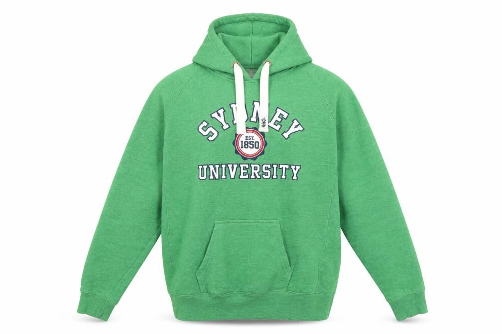 The University of Sydney Green Pullover Hoodie, Unisex, Size 16
