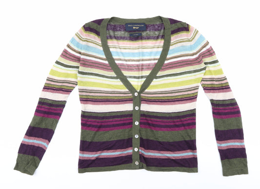 Paul Costelloe Women's Multicoloured M Linen Cardigan