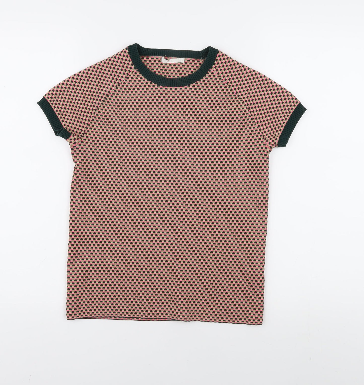 ASOS Women's Multicoloured S Ringer T-Shirt, Casual, Knit