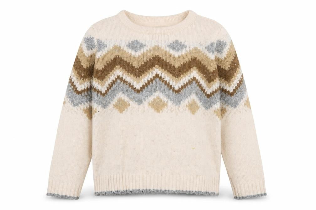 Womens UK Size 12 Fat Face Beige Acrylic Blend Sweater