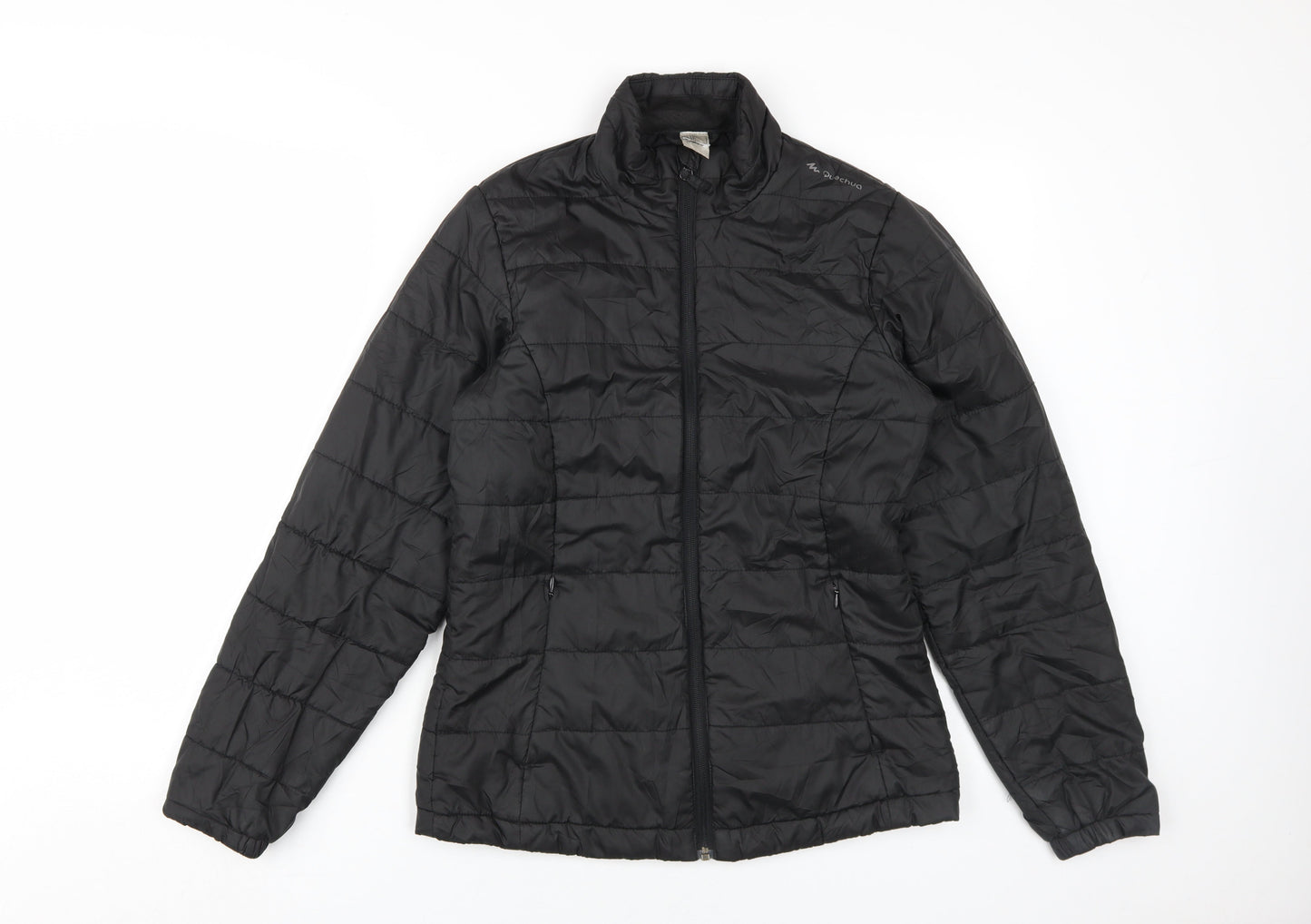 Oxylane Women's Black 16 Puffer Jacket Lightweight
