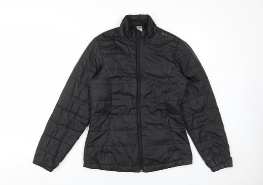 Oxylane Women's Black 16 Puffer Jacket Lightweight