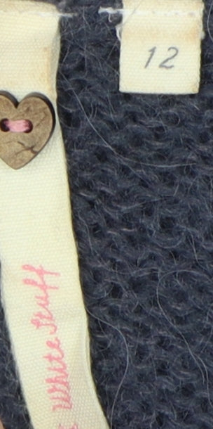 White Stuff Women's Blue V-Neck Pullover Jumper Size 12