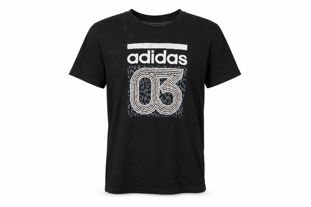 Mens UK Size XS adidas Black  Cotton T-Shirt