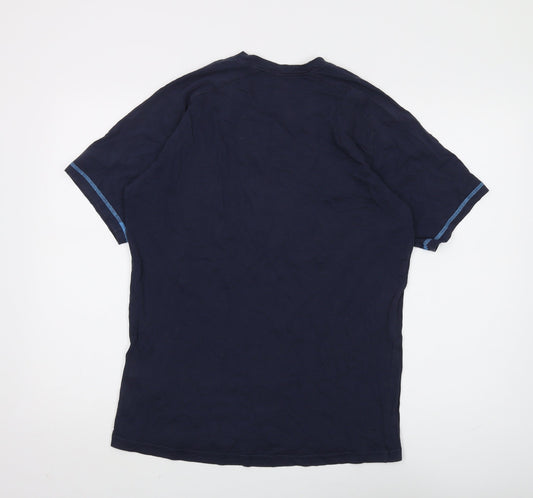 Haglöfs Men's Blue M Cotton Crew Neck T-Shirt