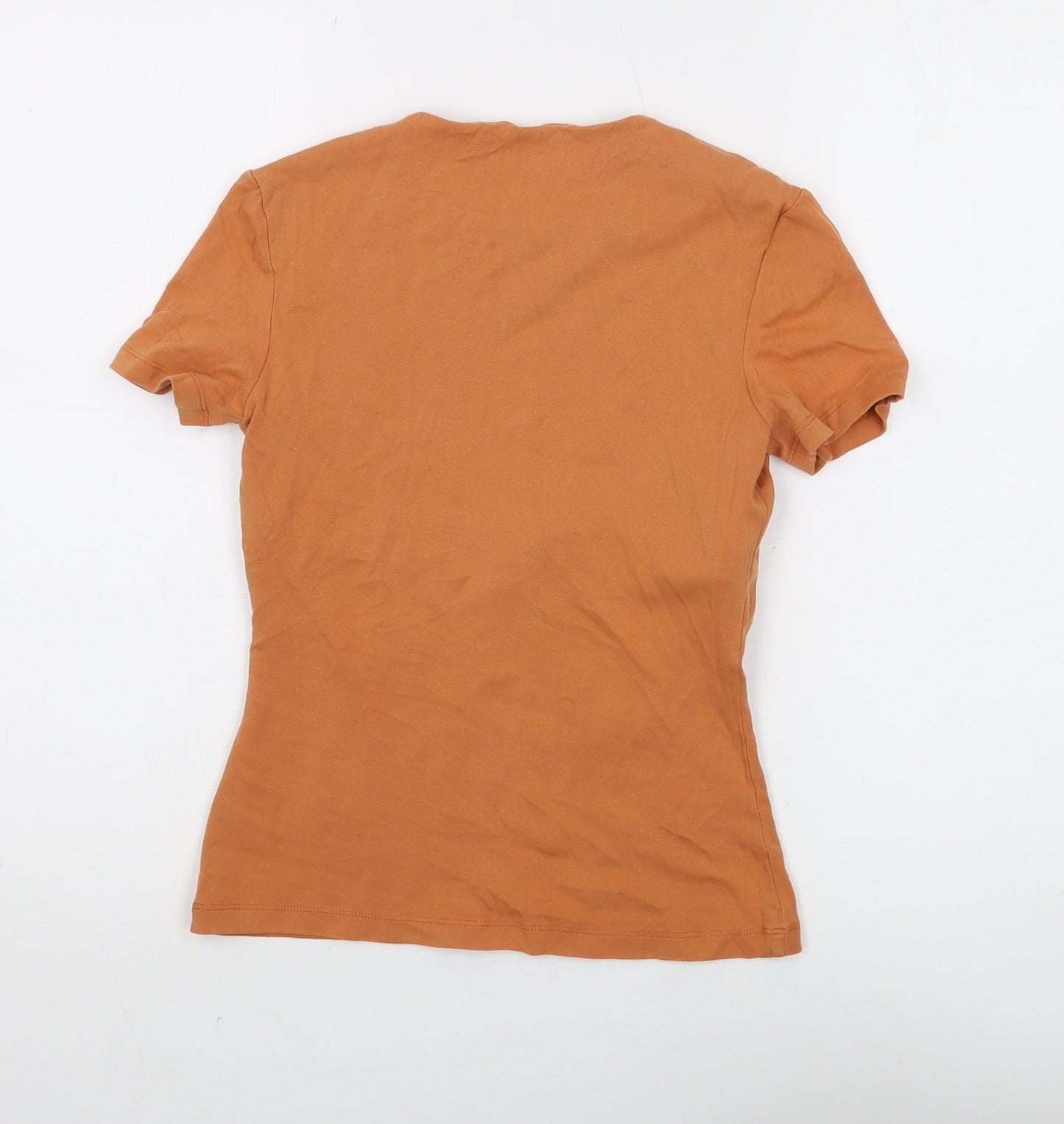Kookai Women's Orange Basic T-Shirt Size 6
