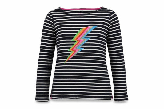 Womens UK Size 6 Boden Black 100% Cotton T-Shirt