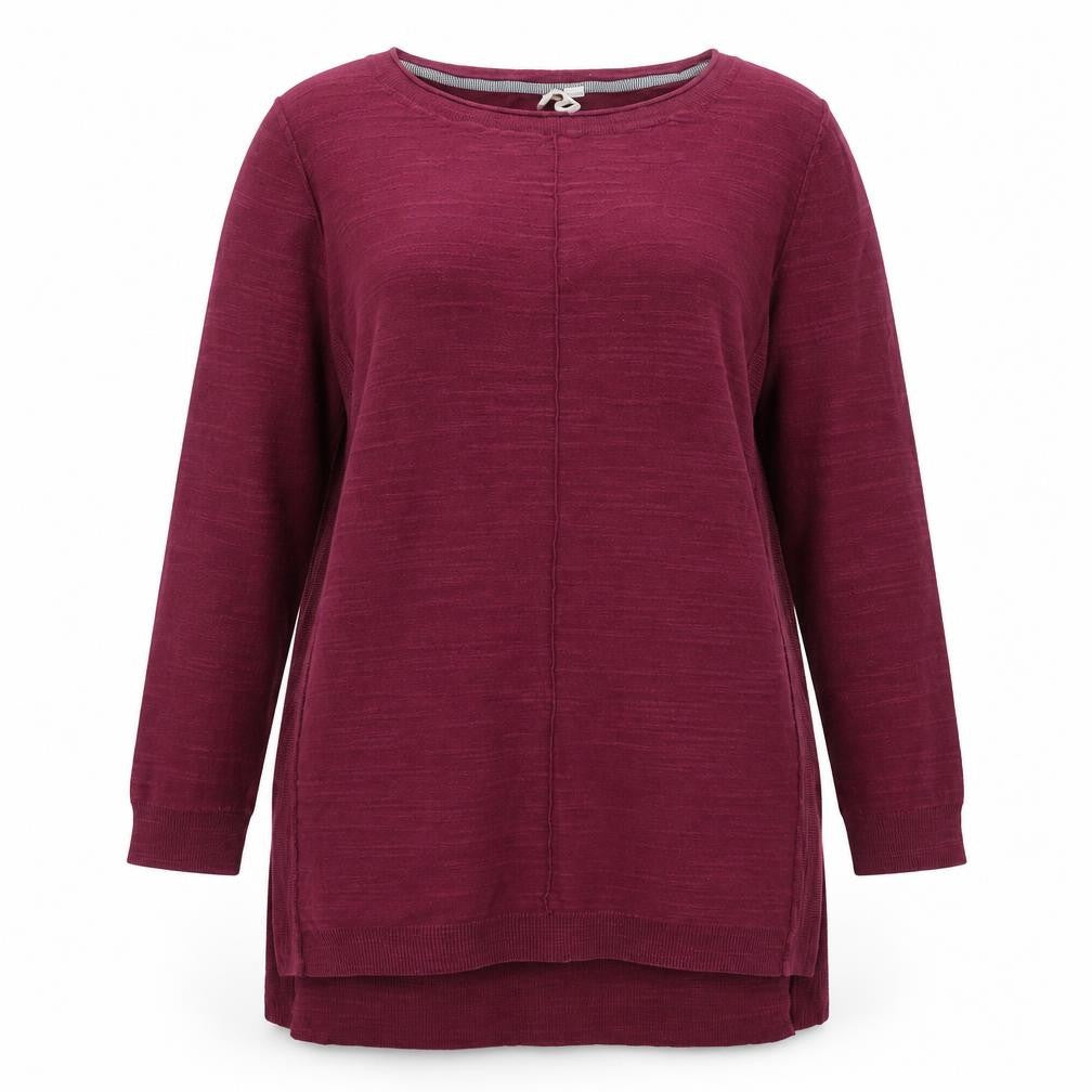 Womens UK 10 Regular White Stuff Purple Tunic Tight-Knit