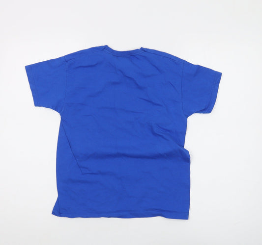 Fortnite Boys Blue Medium Graphic Print T-Shirt
