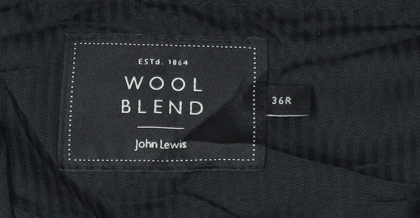 John Lewis Black Men's Dress Pants, Size Large